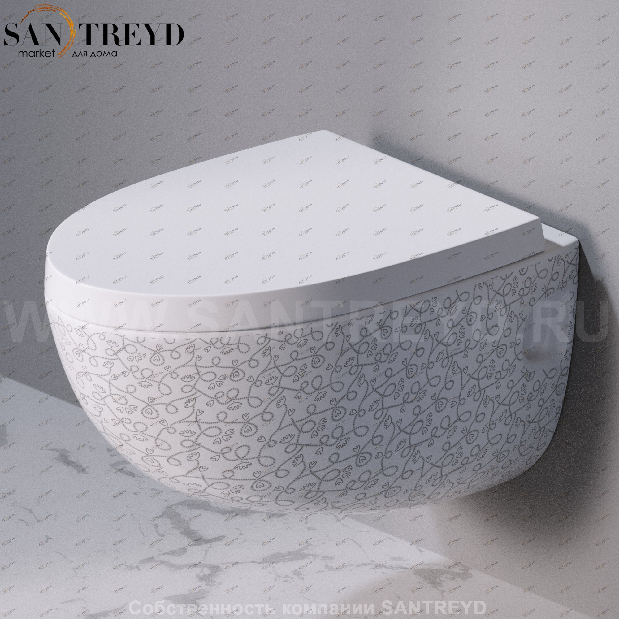 S511400 Подвесной унитаз настенный Белый A. e T. Italia OVAL Италия AeT ITALIA