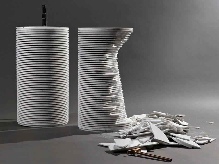 INTROVERSO1 Antoniolupi Напольная раковина стоящая овальная  - Вид №3