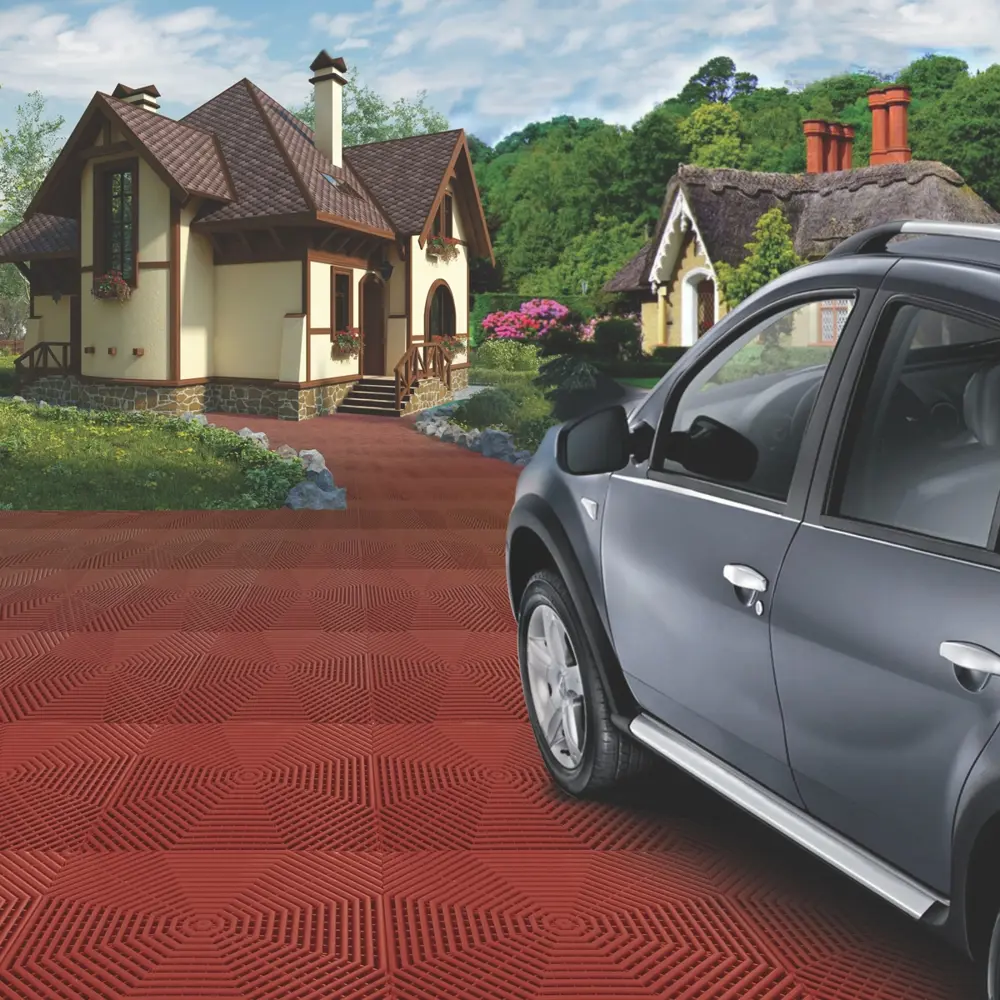 Садовая плитка HELEX терракотовая — модульное покрытие для ландшафтного дизайна 82572242 STLM-0030307 - Вид №2