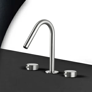 Смеситель для раковины сталь матовая Toki Radomonte TKI23S