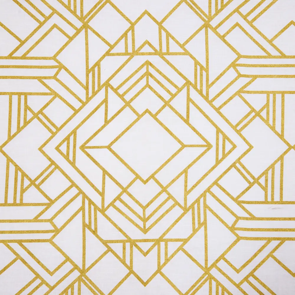 Штора на ленте «Ромбы», 145х260 см, цвет золотой ВАСИЛИСА STLM-2031149 - Вид №1