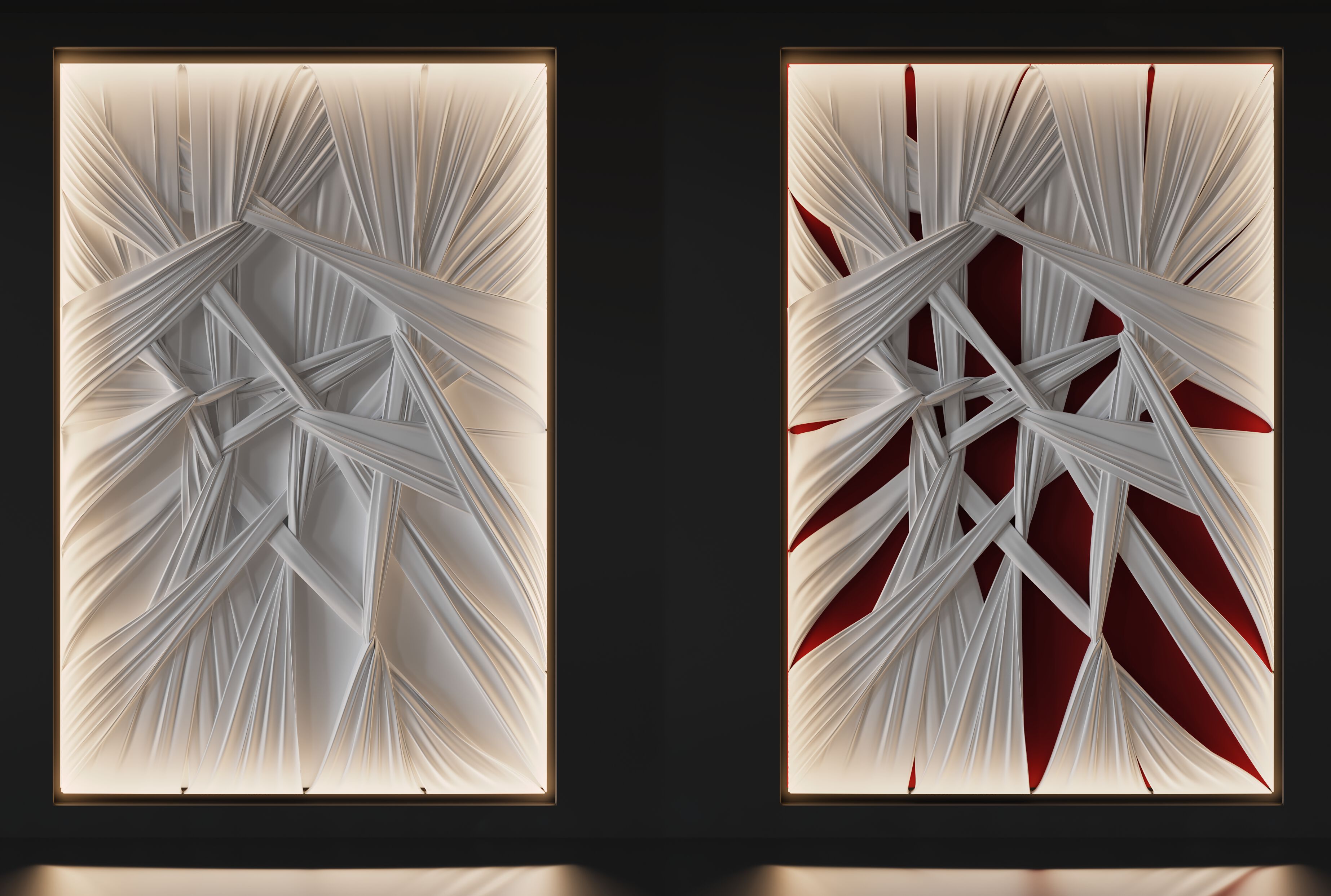 Трехмерная декоративная гипсовая панель WallDeco INFINITY ARCH-00113865 - Вид №1