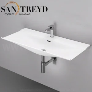 THL00205 Подвесная раковина настенная прямоугольная ArtCeram TheOne белая