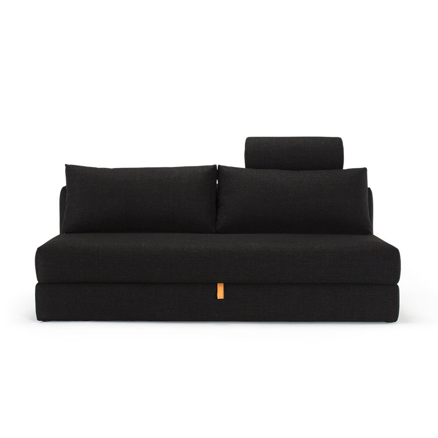 Диван Osvald с черными ножками, 150х200 см, черный Innovation Living OSVALD564 - Вид №6