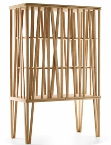 Porro Комод деревянный с распашными дверцами