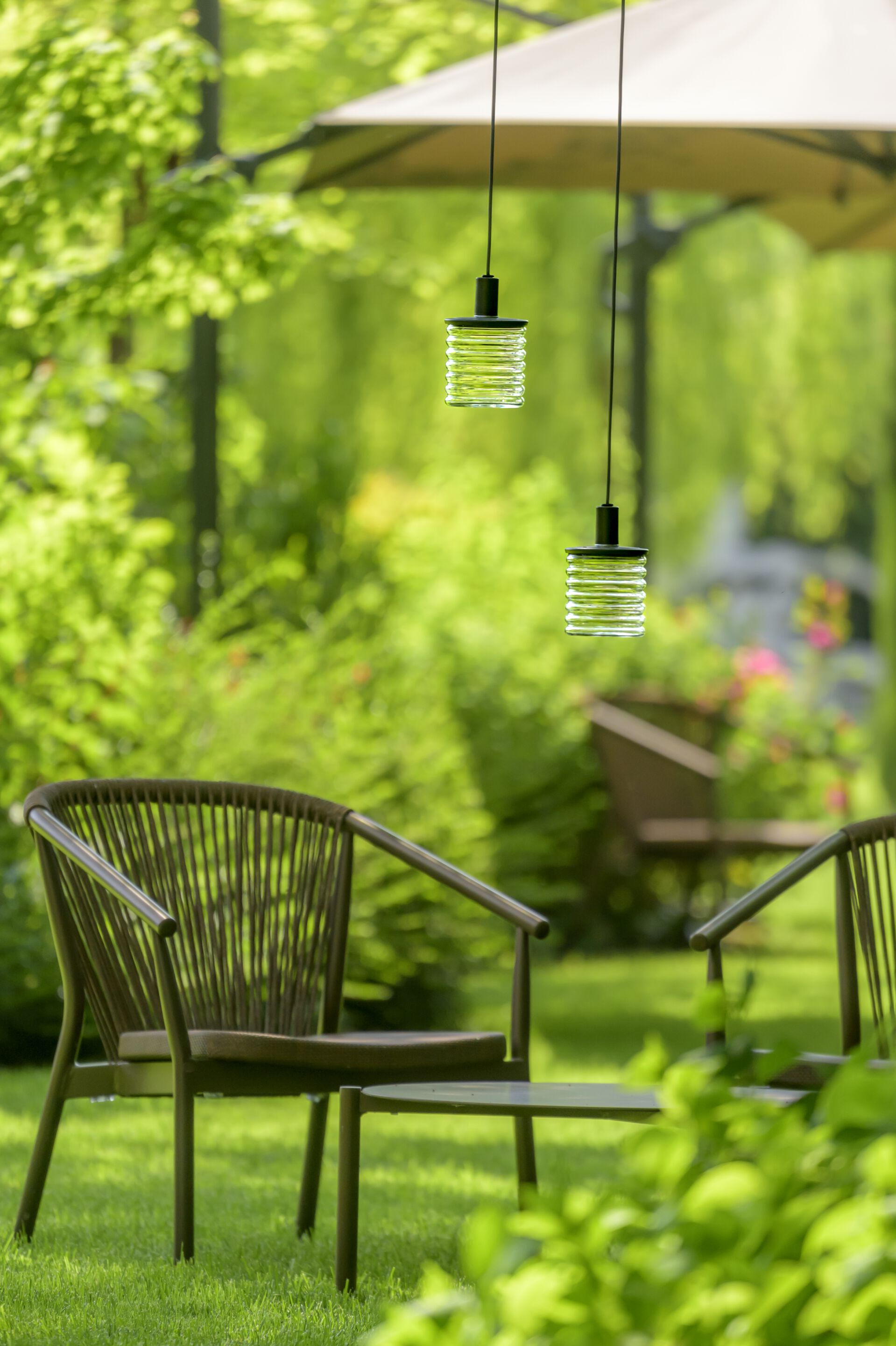 Алюминий и стекло LED открытый подвесной светильник Platek Rippling ARCH-00057492