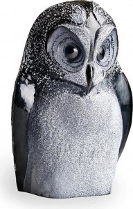 10666126 MALERAS Скульптура MALERAS "Сова", 24см, хрусталь Хрусталь