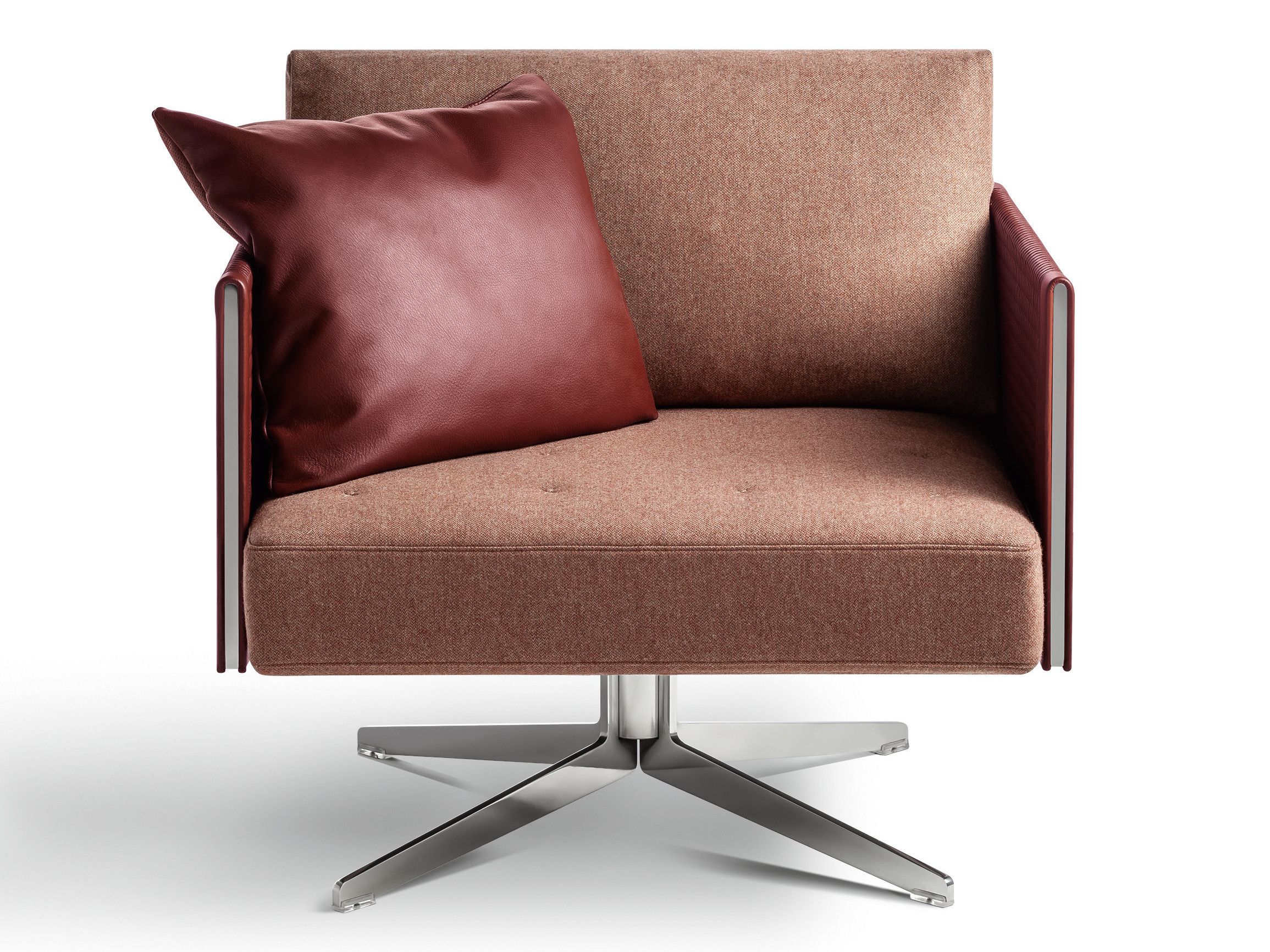 Ткань спиц поворотный стул Poltrona Frau коллекция-диваны и кресла ARCH-00130095