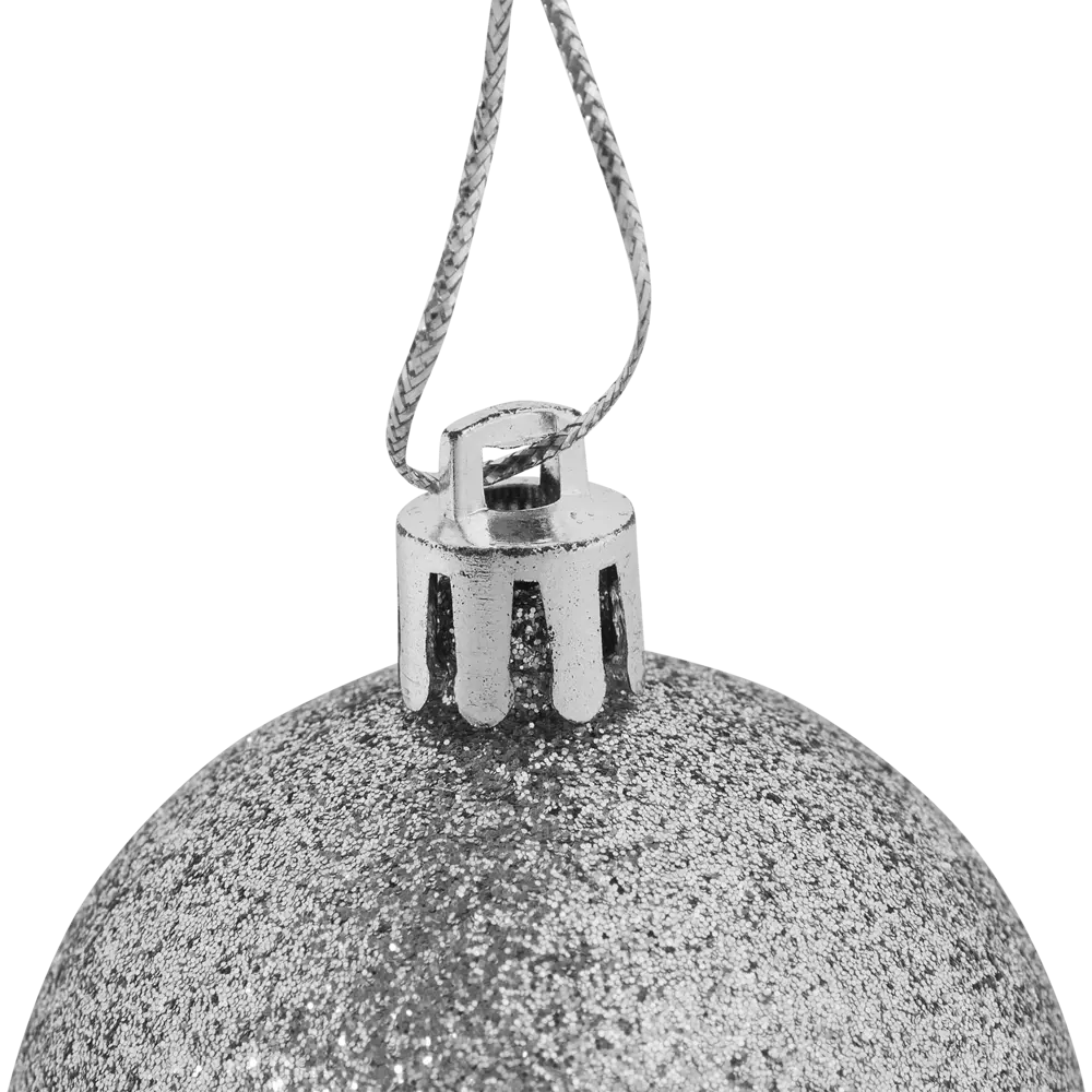 17876316 Набор ёлочных шаров, 5 см, 12 шт, в тубе, цвет серебро STLM-0966129 Santreyd  - Вид №7