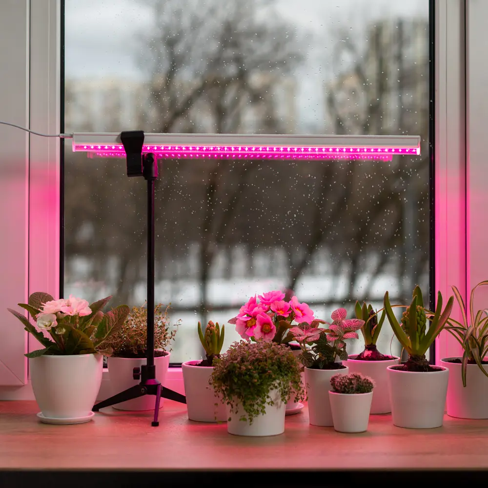 Фитосветильник линейный светодиодный Ritter Planta 56297 9 14Вт 880мм провод 2м с выключателем на корпусе цвет белый 85336793 STLM-2048441  - Вид №21