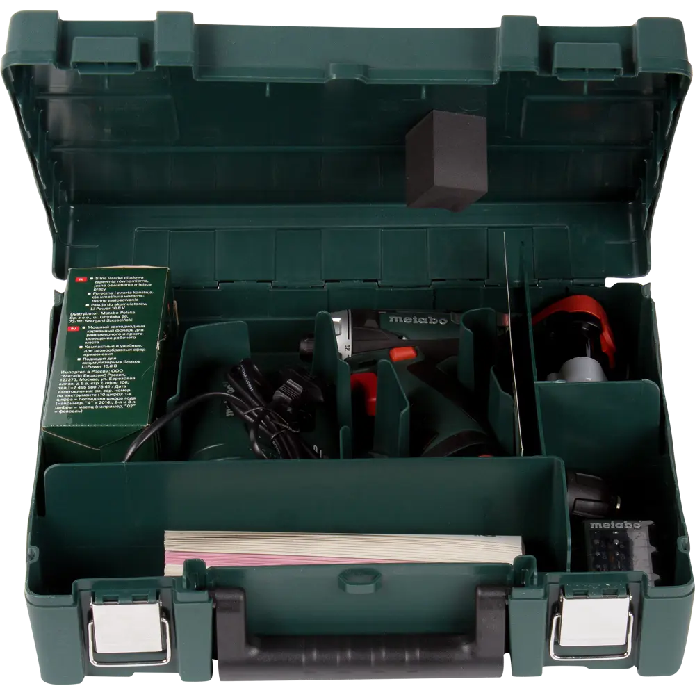 Шуруповерт аккумуляторный Metabo Powermaxx BS, 10.8 В Li-ion 2x2 Ач STLM-2037762 - Вид №5