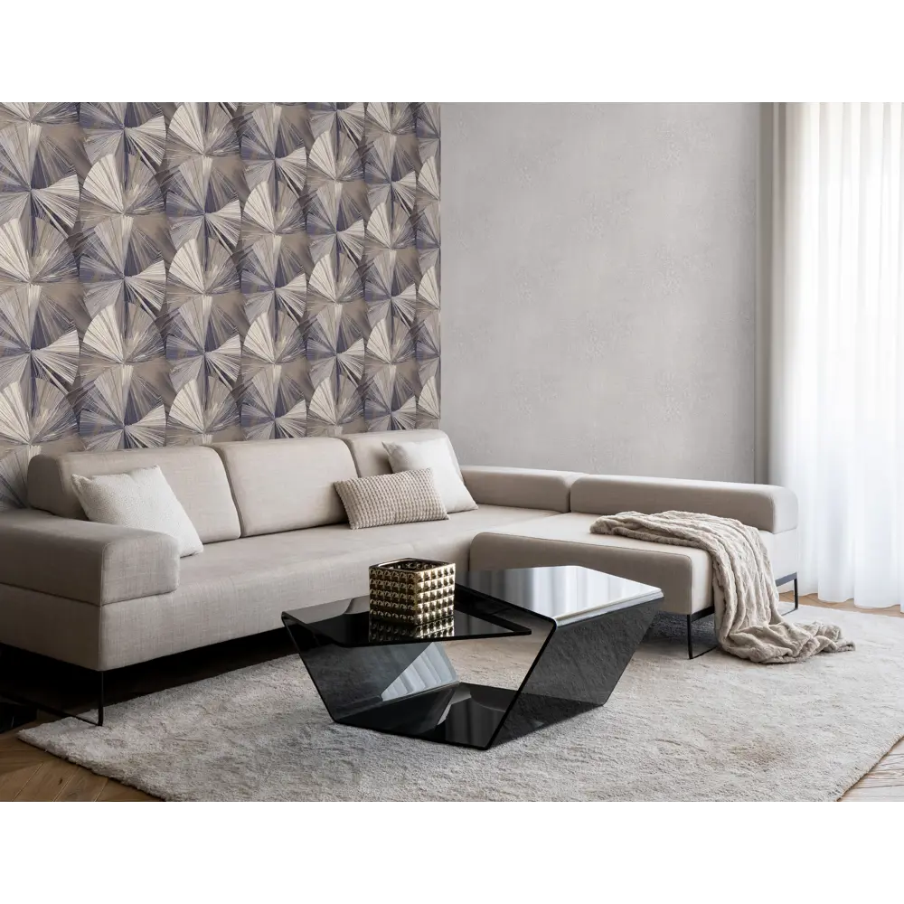 Флизелиновые обои Victoria Stenova Chance в элегантном коричневом тоне 89400052 STLM-1572206 - Вид №5