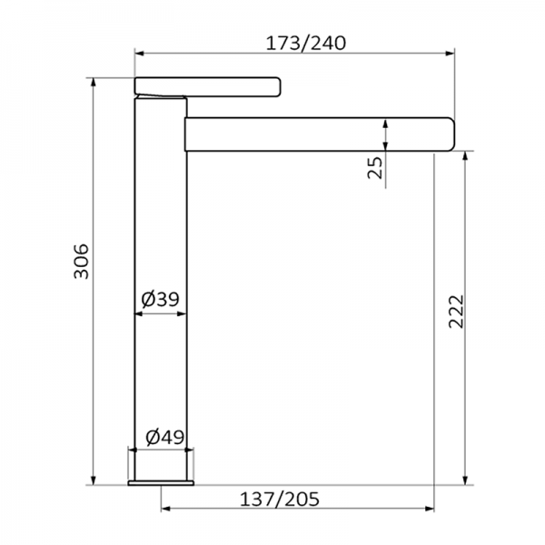 Смеситель для раковины AXIS GRB MIXERS 74511743 - Вид №1