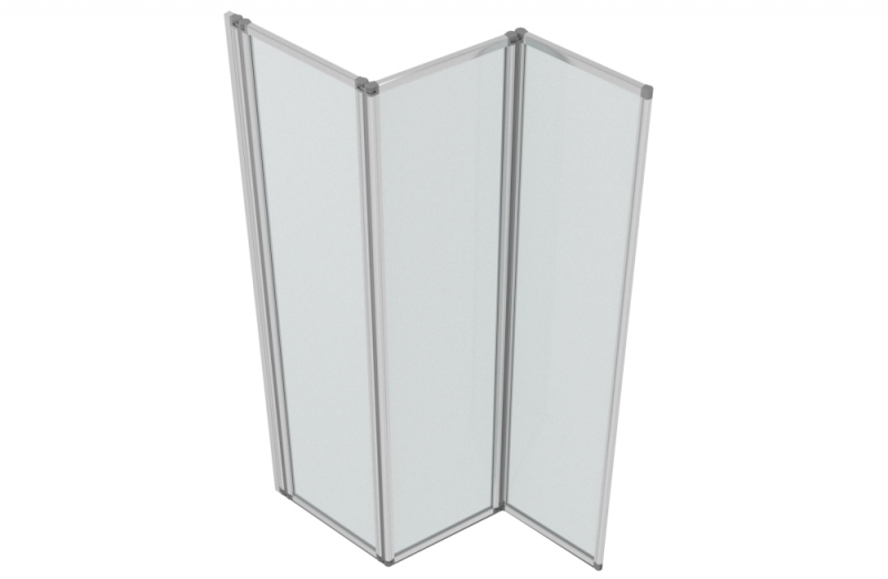 BG100.5320A Душевое ограждения на борт вынны Bravat Китай ALFA - Вид №4