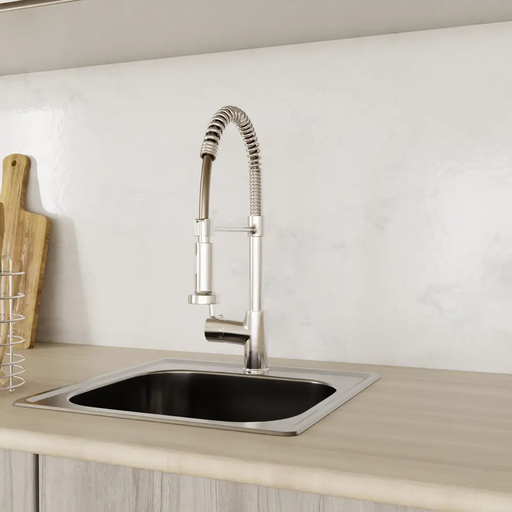 Смеситель для кухни Salinas общая высота 50 см цвет сатин Santreyd CAS2404 STLM-2092563 - Вид №8