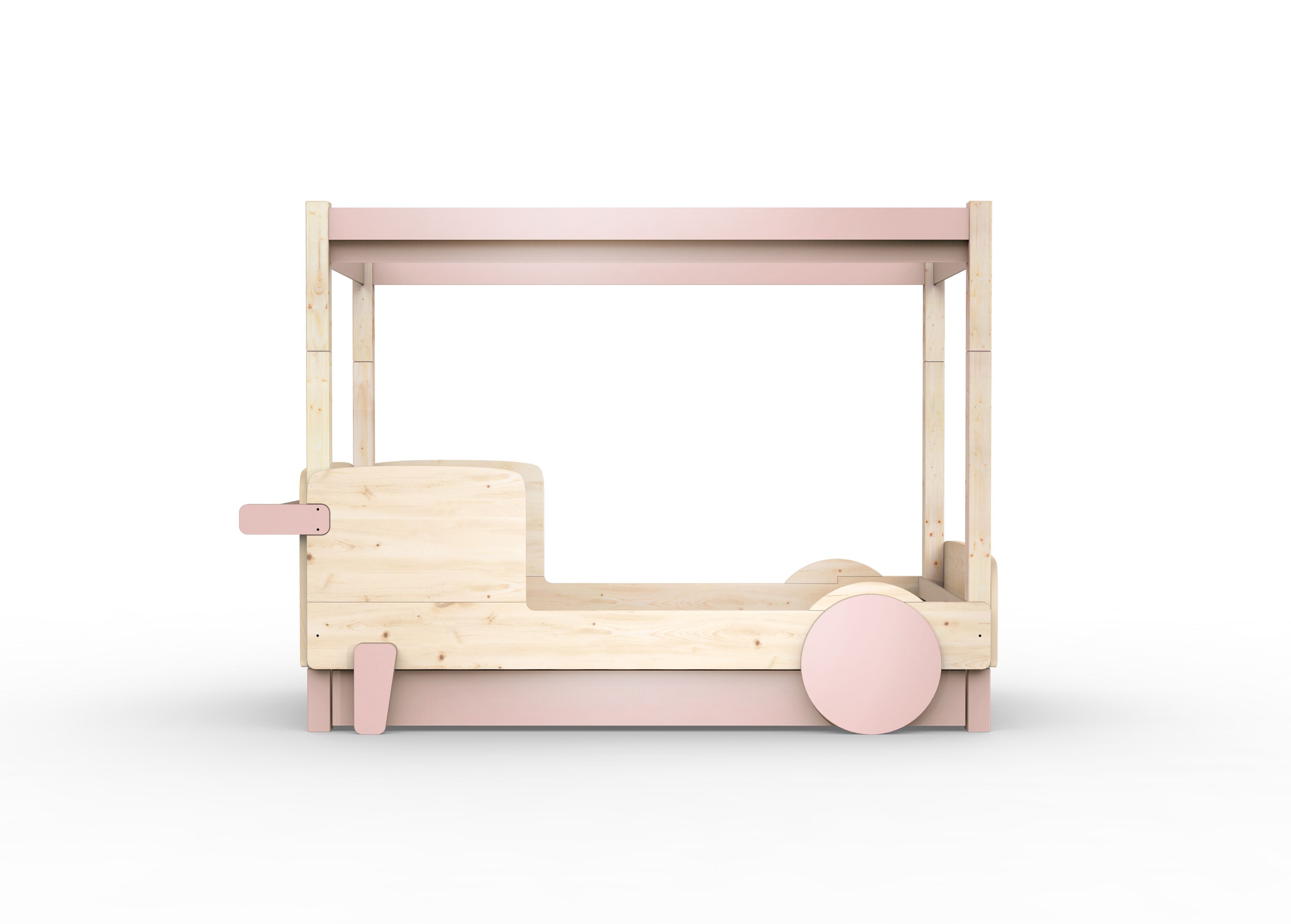 Деревянная выдвижная односпальная кровать с балдахином Mathy by Bols ARCH-00151317 - Вид №21