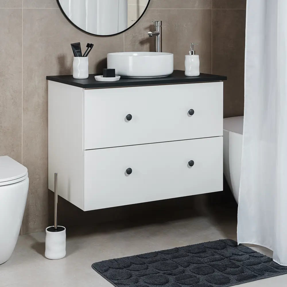 VERRAN Mollis - керамический ёршик для унитаза в белом цвете 89384084 STLM-1577693 - Вид №6