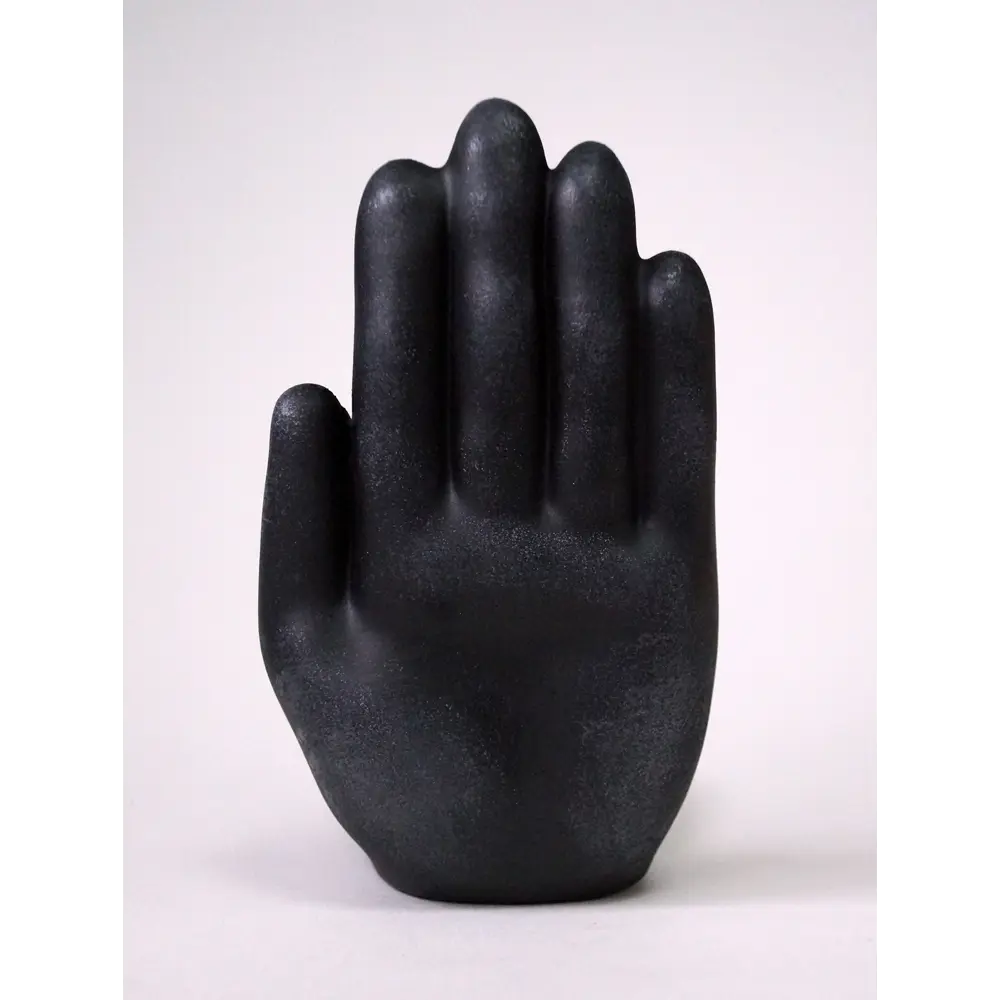 Подставка Ладонь гипс 12.5x9.5x16 см цвет черный EVIS STLM-2203015 - Вид №3