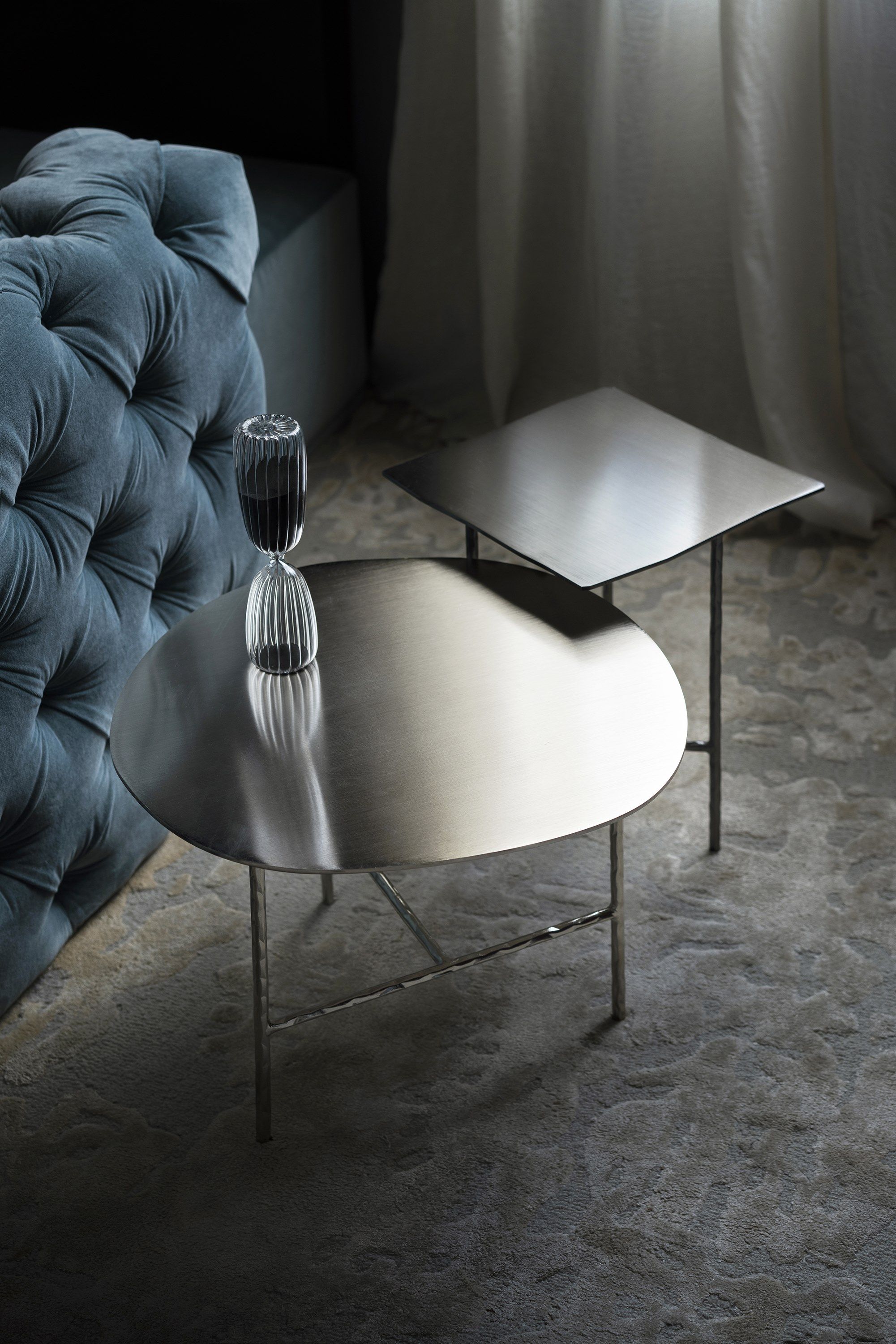 Круглый журнальный столик из стали и кованого железа Opinion Ciatti XXX ARCH-00142500 - Вид №4