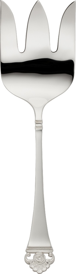 10537042 Robbe&Berking Набор приборов для рыбы Robbe&Berking "Розенмустер" 6/14 (серебро 925+позолота) Серебро 925 