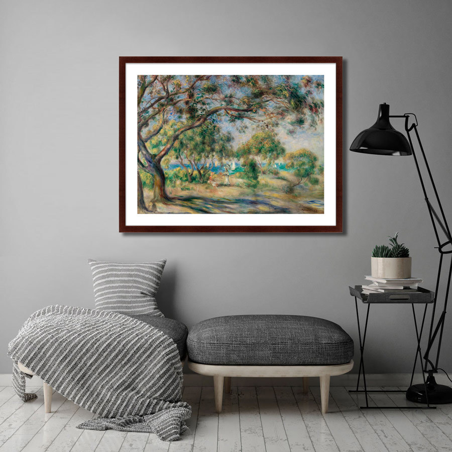 Картина в раме 78,5х100 см Bois de la Chaise, 1892г. КАРТИНЫ В КВАРТИРУ  264175 Зеленый;коричневый;разноцветный  - Вид №2