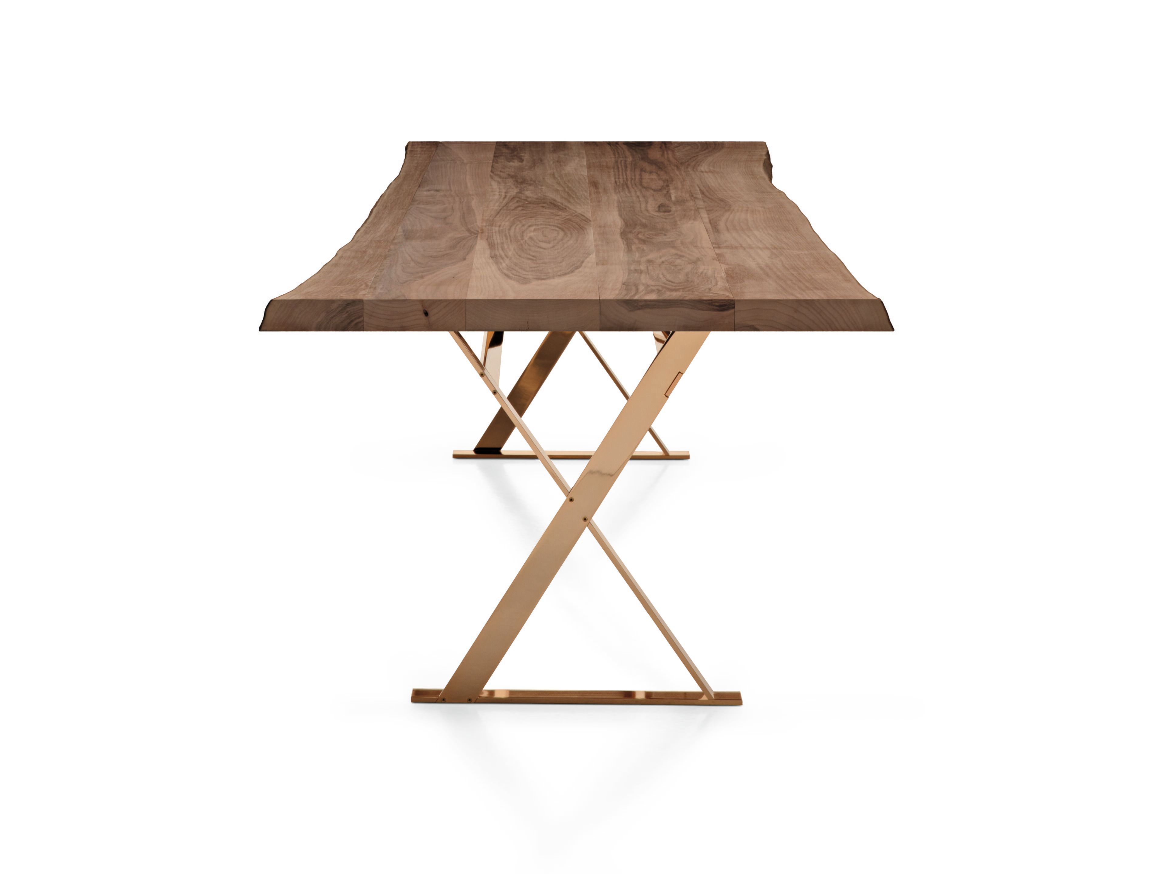 Прямоугольный стол с столешницей из массива грецкого ореха Maxalto пафос ARCH-00000996