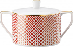 10640634 Rosenthal Сахарница Rosenthal Францис Карро Руж 250мл, фарфор Фарфор