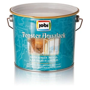 Эмаль Jobi Fensteraqualack (ФэнстерАквалак) 2,7л белая "БАЗА A"