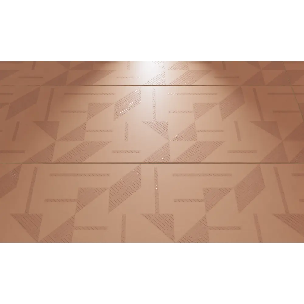 Плитка настенная Керамин Сонет 1Д 25x75 см 1.69 м² матовая цвет розовый STLM-2182343 - Вид №3