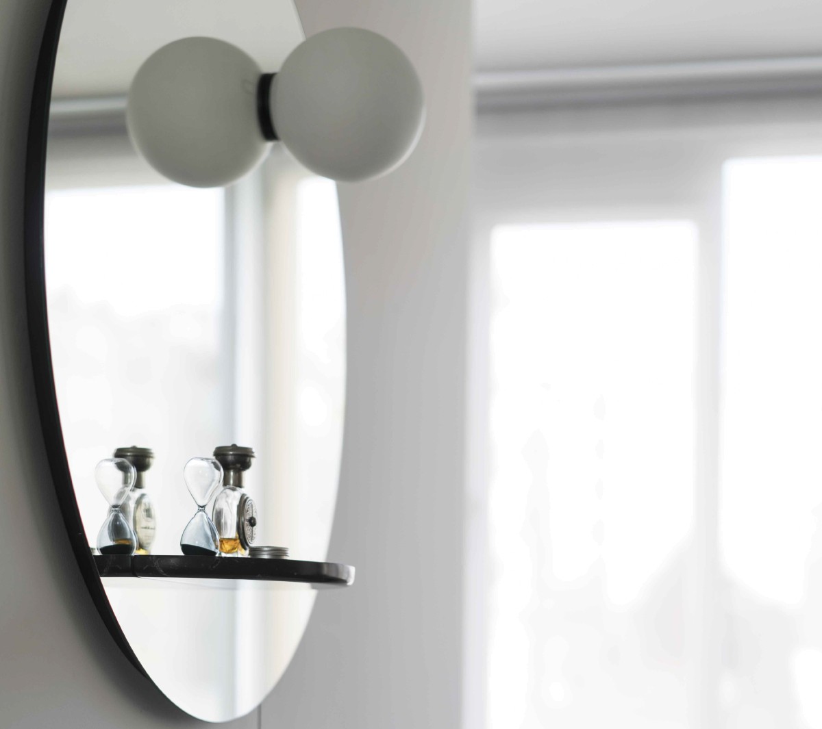 Ex.T Float Настенное зеркало с полкой и светильником EXSPFLOATNM  - Вид №5