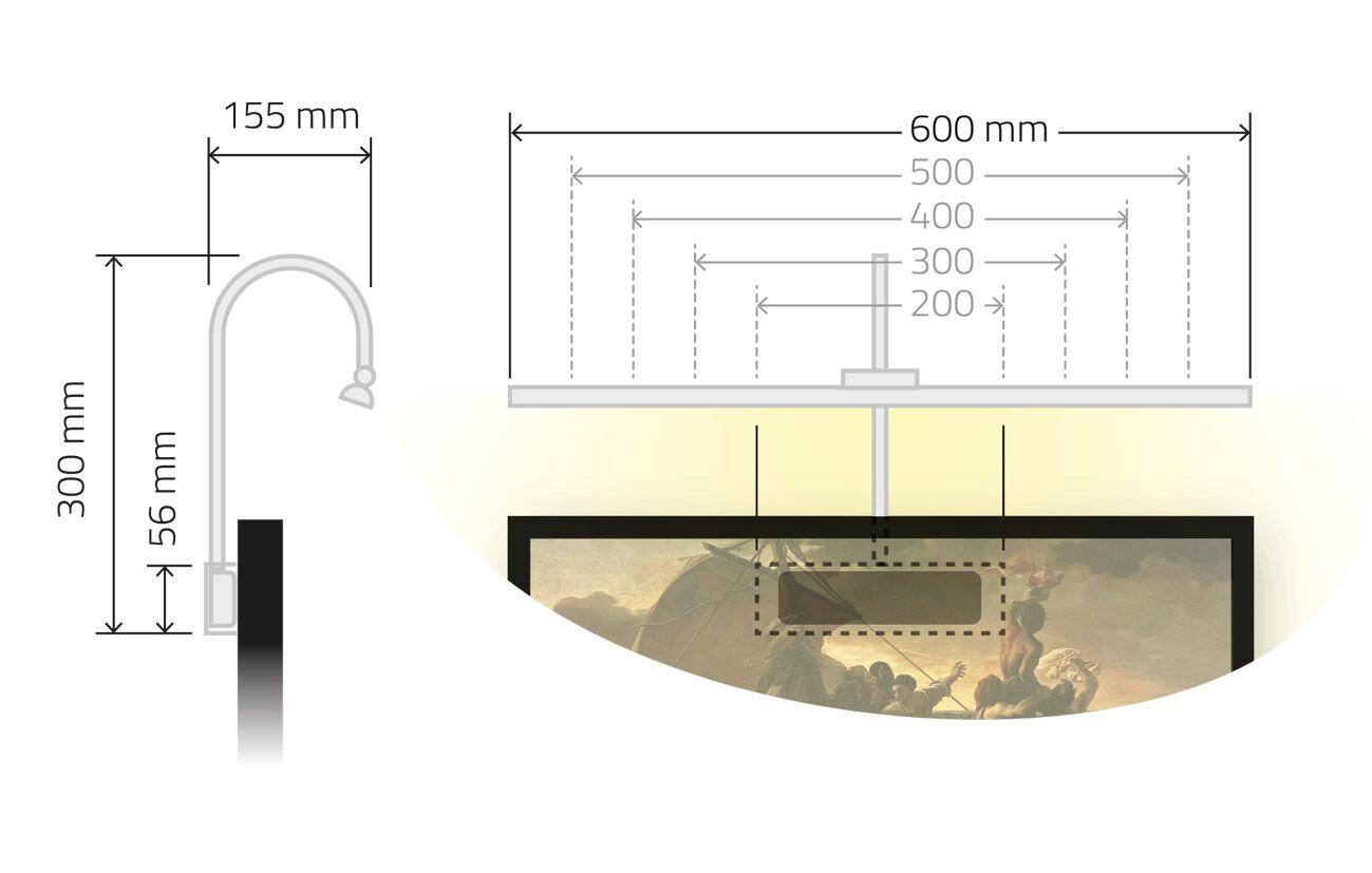 Светодиодный настенный светильник для картин TEKNI-LED Киото ARCH-00032289 - Вид №6