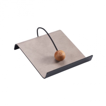 990296 BULL warm grey салфетница 18х19см;LIND DNA