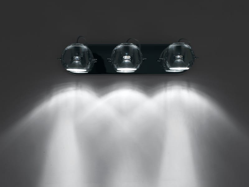 Хромированный металлический настенный светильник Fabbian Beluga Colour ARCH-00100367