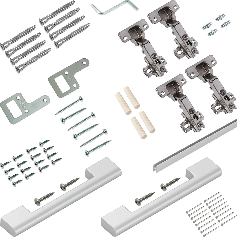 Шкаф навесной Тортора-2 67x80 см МДФ цвет серый Santreyd STLM-2135750 - Вид №9