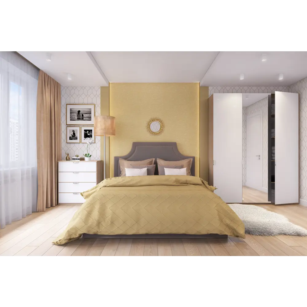 Кашпо Эджес ø18 h11 см v1.5 л керамика белый Santreyd STLM-2069756 - Вид №3