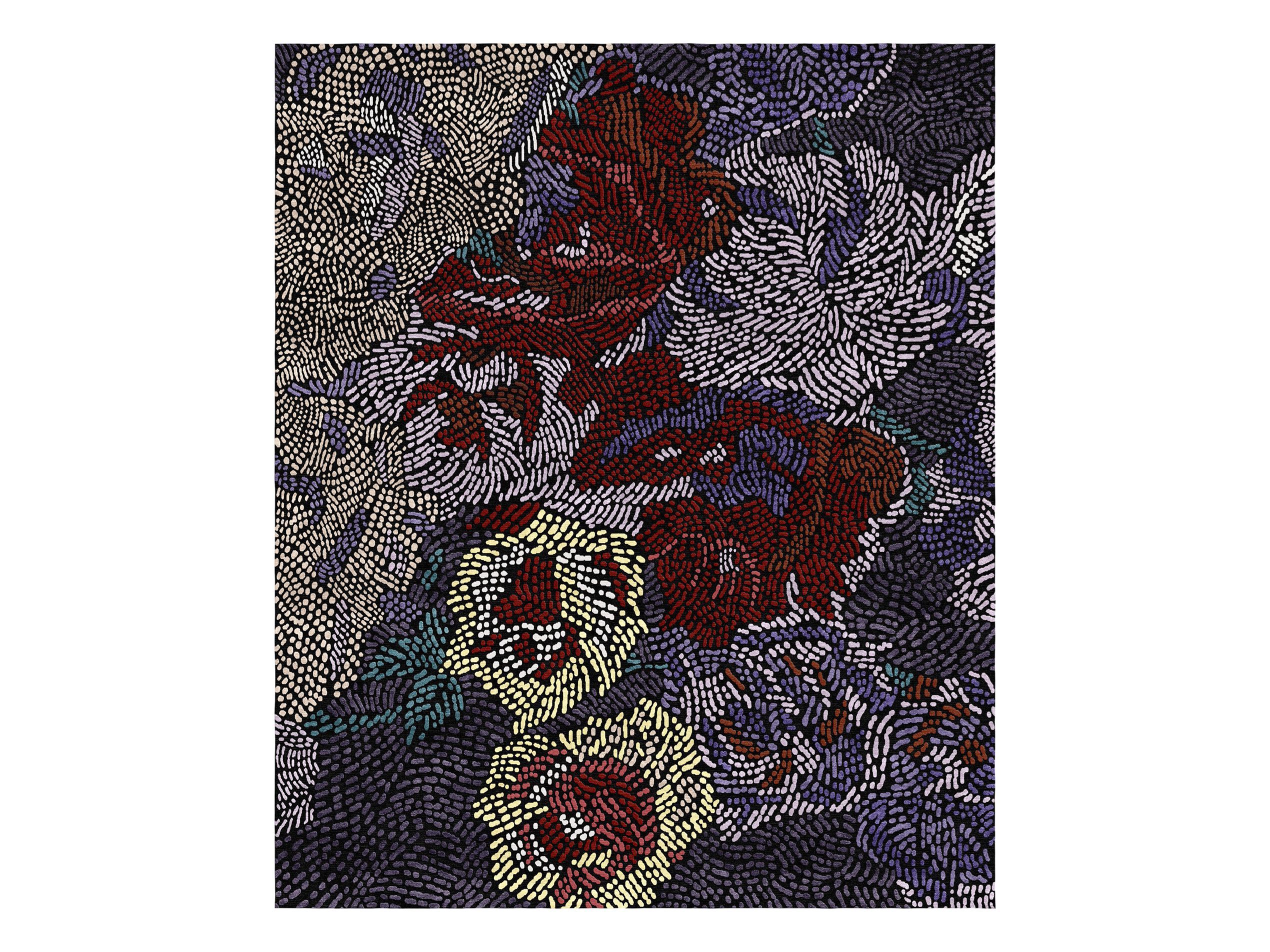 Ковер ручной работы из шерсти и шелка Tapis Rouge навсегда ARCH-00115215