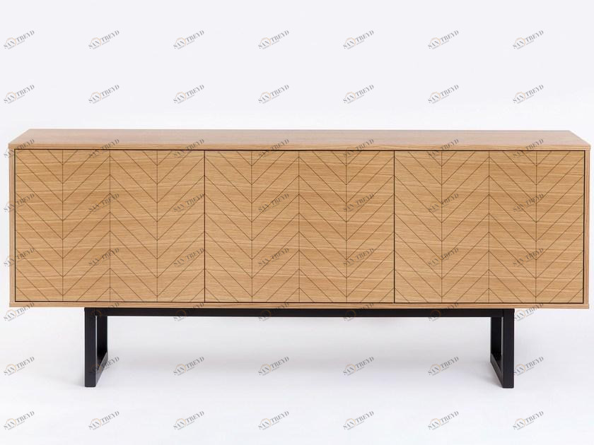 Woodman Комод из фанерованной древесины с распашными дверцами Camden 254215501012