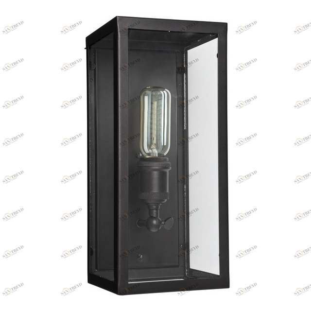 Бра Irving от Eichholtz 109097 EICHHOLTZ ПОД СТАРИНУ, ФОНАРЬ 059723 Прозрачный;черный 