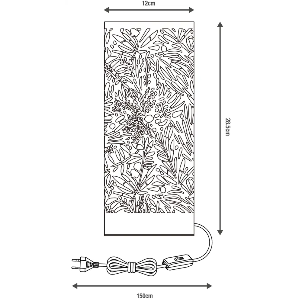 Настольная лампа INSPIRE Frella с абажуром-листвой 84729819 STLM-0054118 - Вид №15