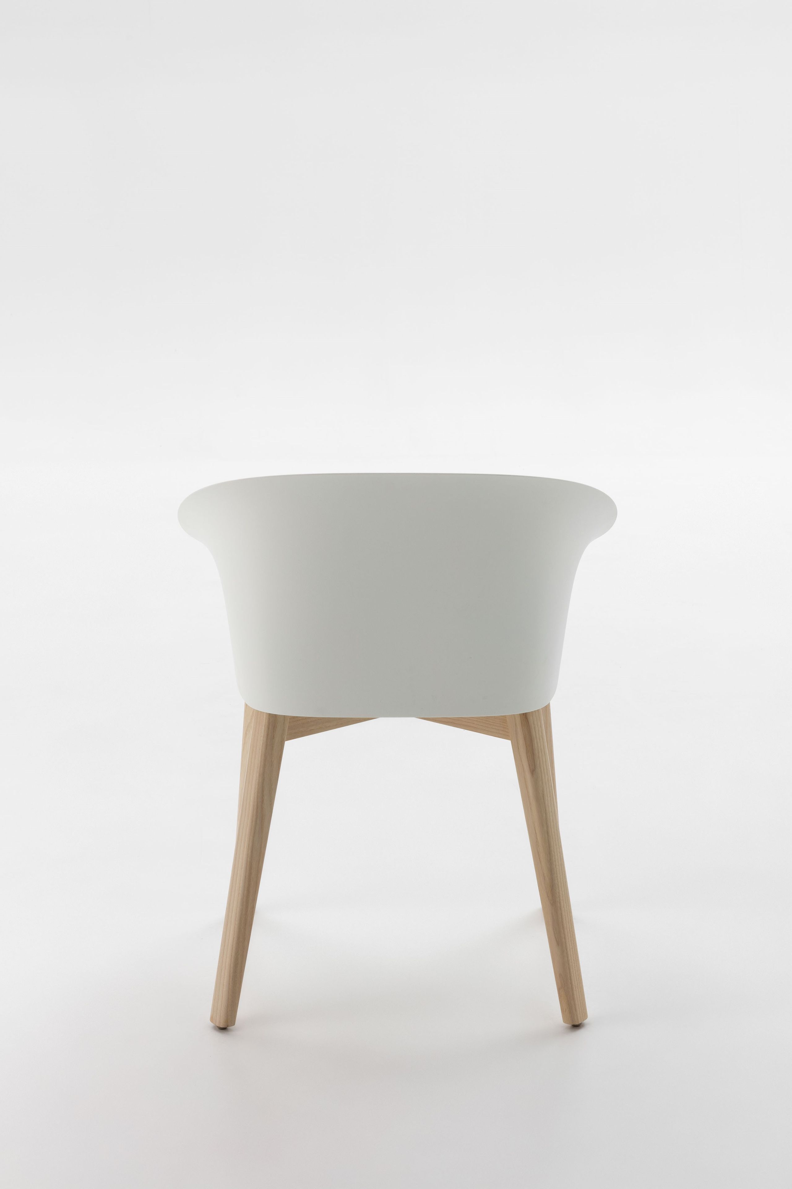 Стул из полипропилена с мягким сиденьем Crassevig Finna ARCH-00114945 - Вид №3