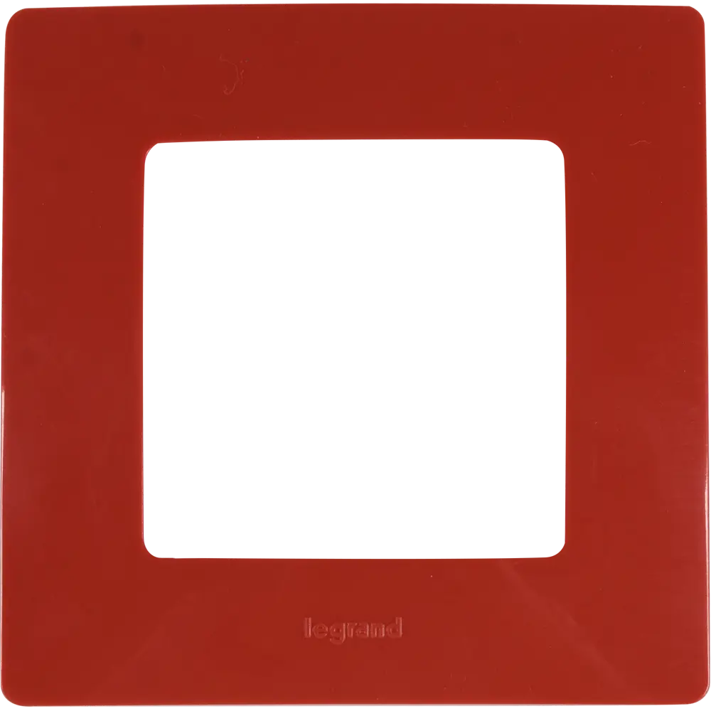 Рамка для розеток и выключателей Legrand Etika 1 пост, цвет красный STLM-2056063