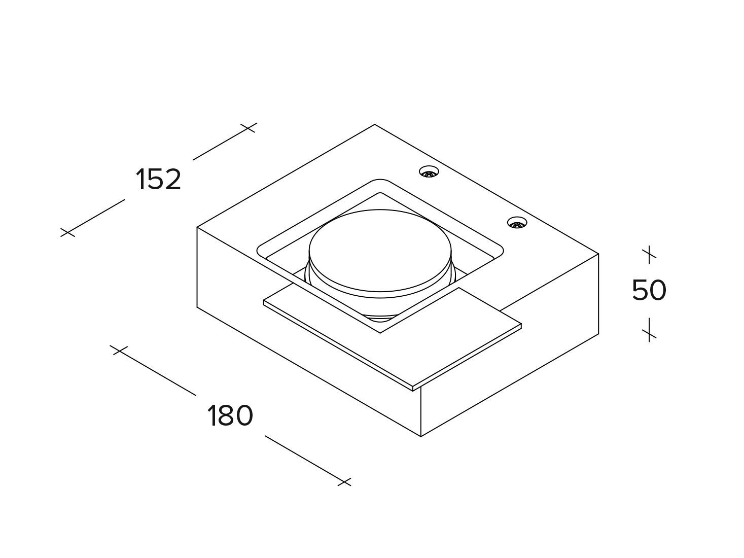 Гипсовая настенная лампа Tecnico MILET ARCH-00128975 - Вид №3