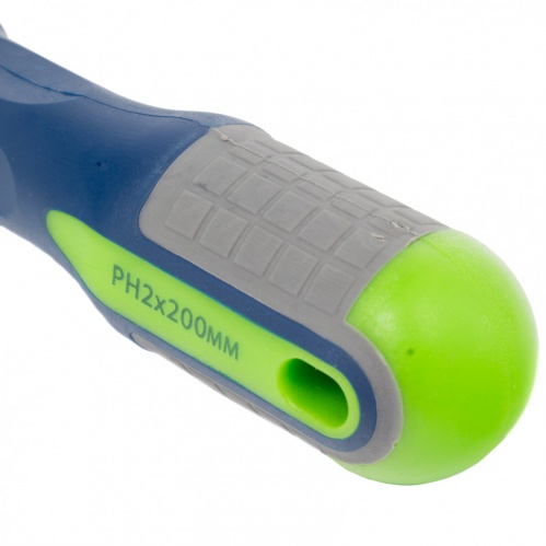 Отвертка PH2х200мм CrV трехкомпонентная рукоятка СИБРТЕХ 12186 - Вид №2