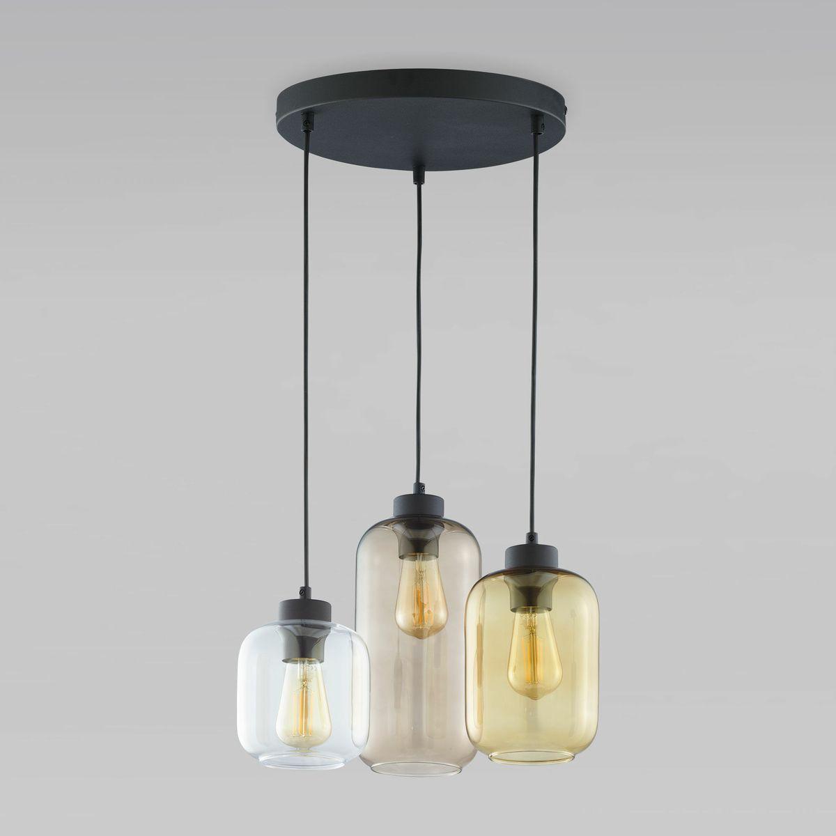 3175 Marco Brown Подвесная люстра TK Lighting Marco