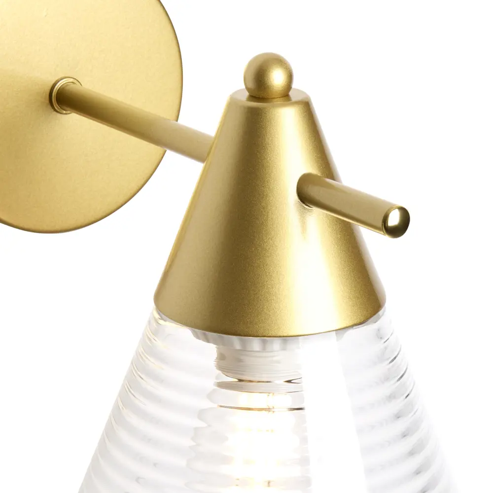 Настенный светильник Freya Blissa цвет бронза/прозрачный STLM-2118530 - Вид №2