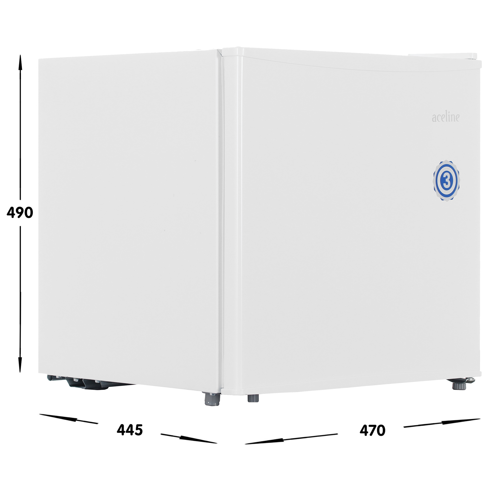 5408177 Холодильник компактный   Aceline S05AMA белый STDN-0141021 - Вид №7