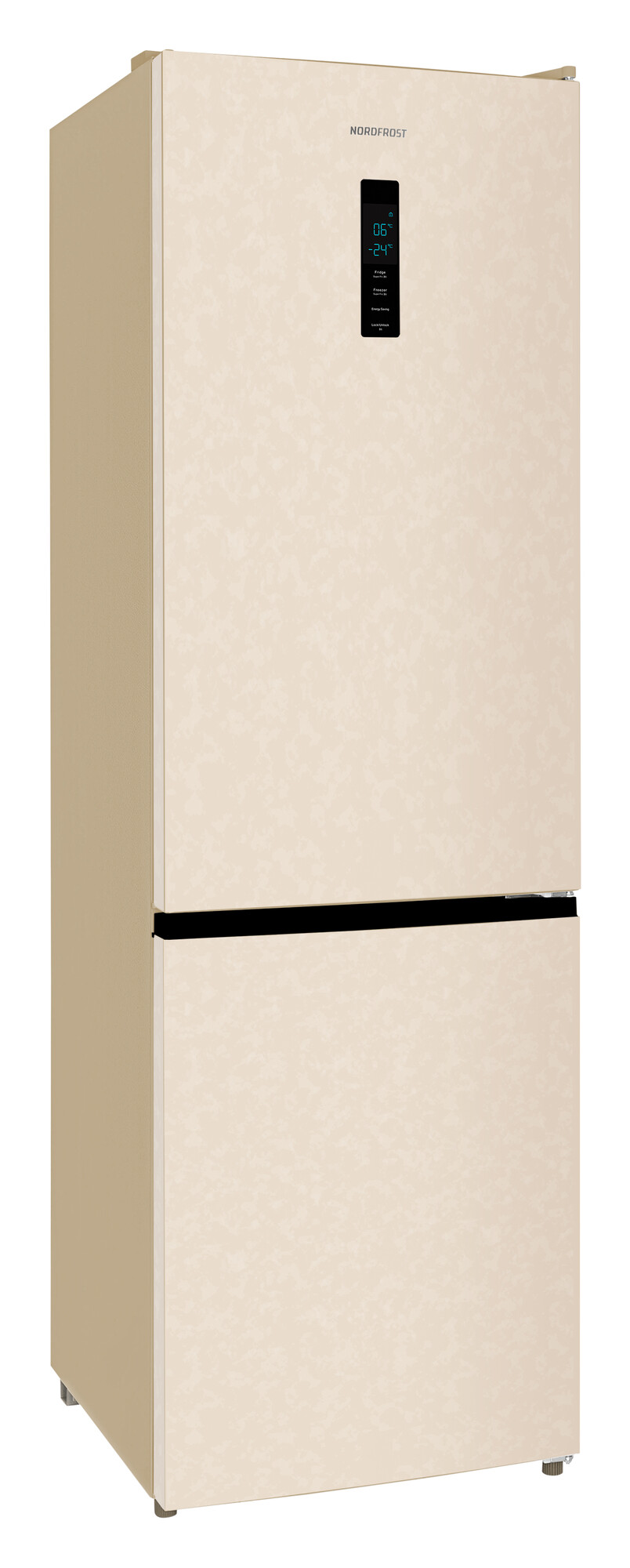 9069208 Холодильник с морозильником   Nordfrost RFC 390D NFYm бежевый STDN-0022249