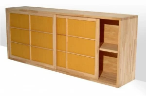 Cinius Буфет из лакированной древесины с раздвижными дверцами Shoji