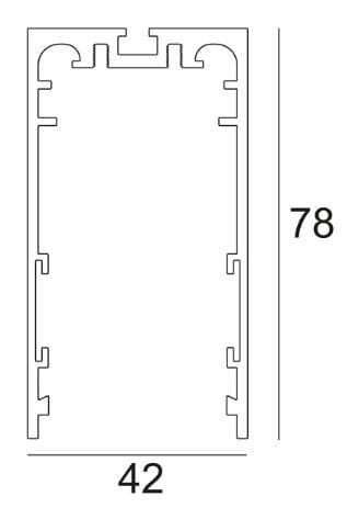 Алюминиевый линейный профиль освещения для светодиодных модулей Deltalight MICROLINE 40/40+ ARCH-00032548 - Вид №20