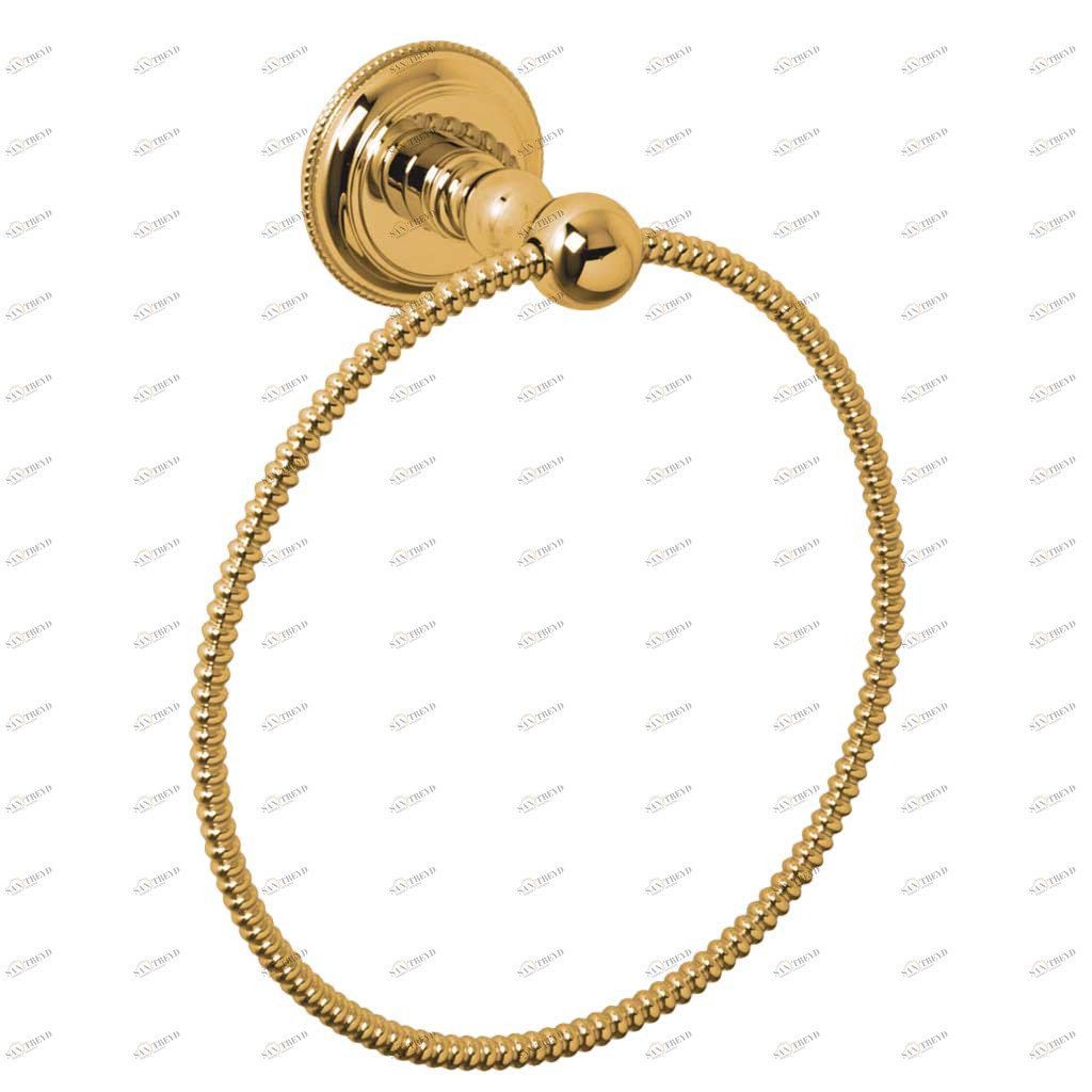 C37-510 C37-510 Кольцо для полотенца настенное АЛИЗЕ ПЕРЛЕ Cristal & Bronze ALIZÉ PERLÉ 